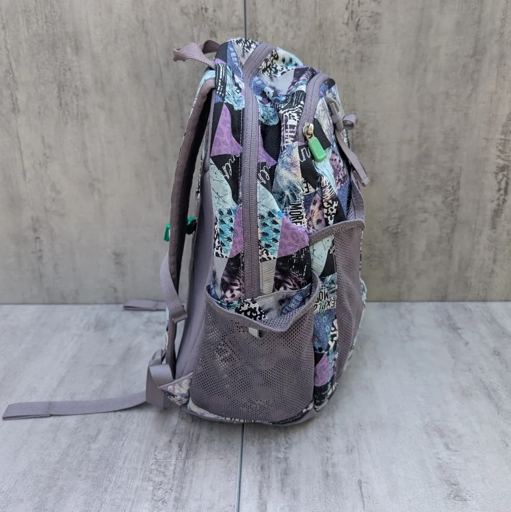 The North Face Youth Recon Squash Pack Bellflower Purple Triangle Backpack